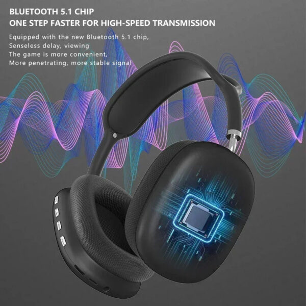 P9 Wireless Bluetooth Headset Outdoor Sports Gaming Wireless Headphones With Mic Noise Cancelling Earbuds Bluetooth Earphones - Image 6