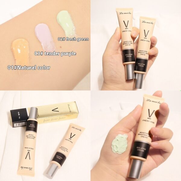 Moisturizing Lasting Moisturizing Skin Primers Concealer Plain Brightening Skin Color Makeup Primer - Image 6