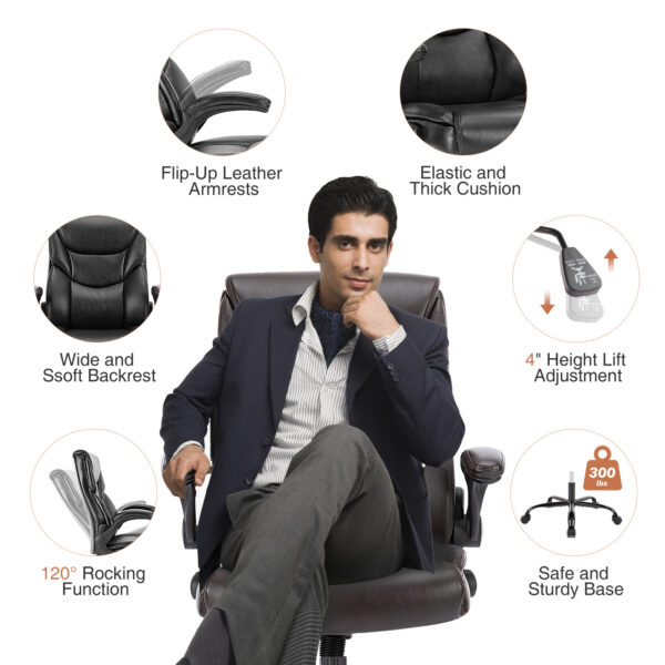 PU Leather Office Chair - Image 4