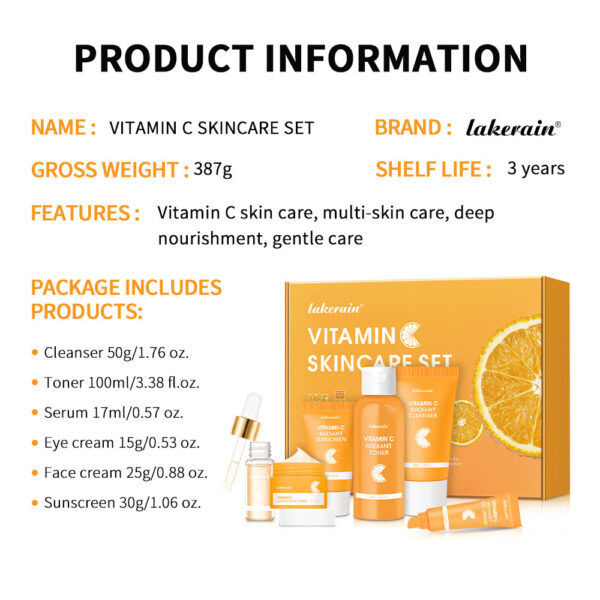 Vitamin C Skin Care Set Facial Care - Image 3