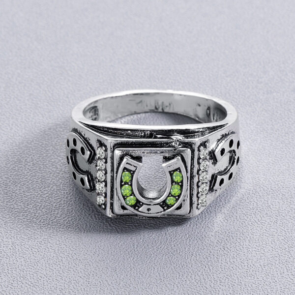 Nordic mythology Viking vintage Odin logo ring - Image 4