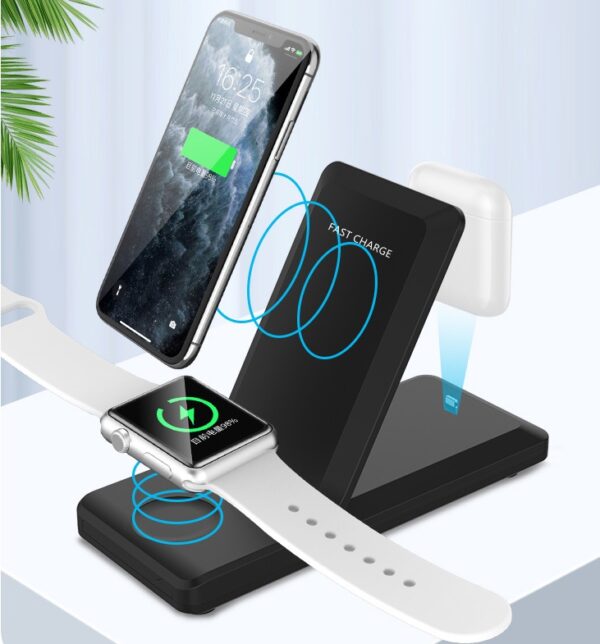 Folding three-in-one multifunctional wireless charger - Image 2