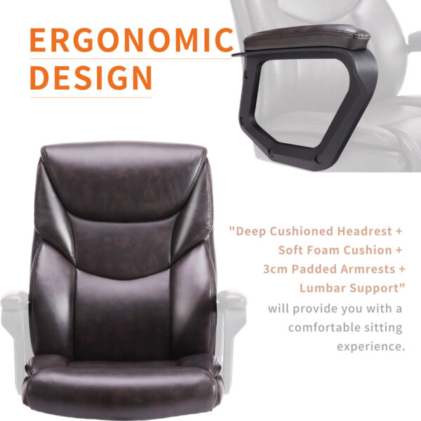 PU Leather Office Chair - Image 5