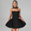 Sexy Tube Top Dress With Back Zipper Design Ins Fashion Short Dress For Party Clothing Women - Image 5