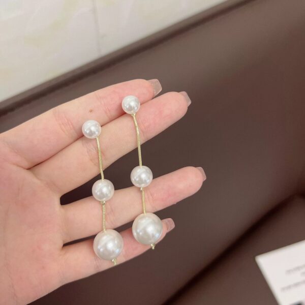 Elegant Pearl Stud Earrings  Classic And  Comfortable Earrings For A Timeless Look - Image 3