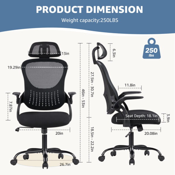 Ergonomics Office Computer Desk And Chair - Image 4