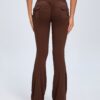Yoga Fitness Flared Pants With Pockets Ins Fashion Slim High Waist Sports Trousers  Scrunch Butt Booty Workout Lifting Leggings - Image 2