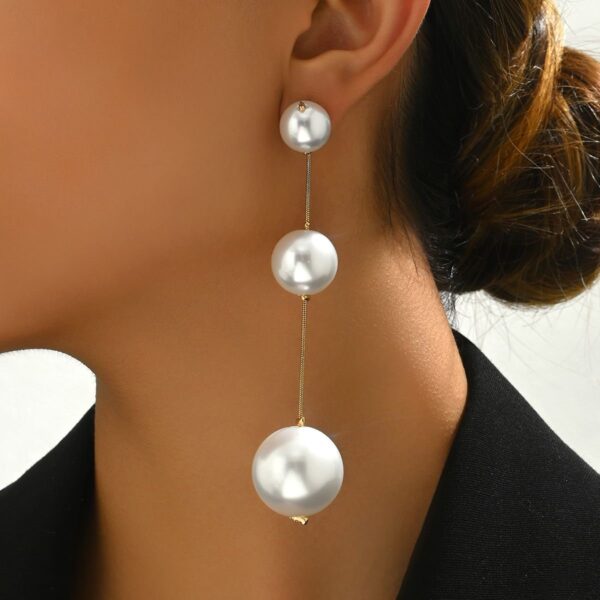 Elegant Pearl Stud Earrings  Classic And  Comfortable Earrings For A Timeless Look - Image 4