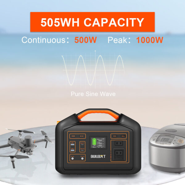 500W Outdoor Energy Storage Power Supply - Image 3