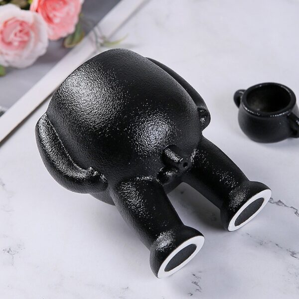 Succulent Ceramic Flower Pot Living Room Creative Human Body Vase Decoration - Image 3