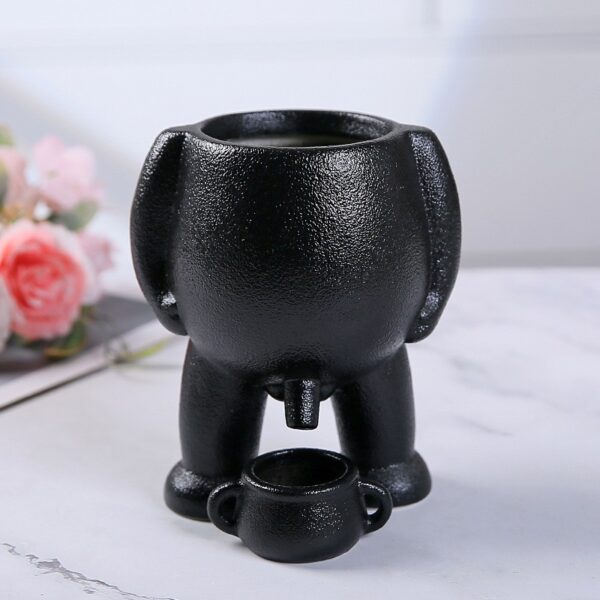 Succulent Ceramic Flower Pot Living Room Creative Human Body Vase Decoration - Image 5