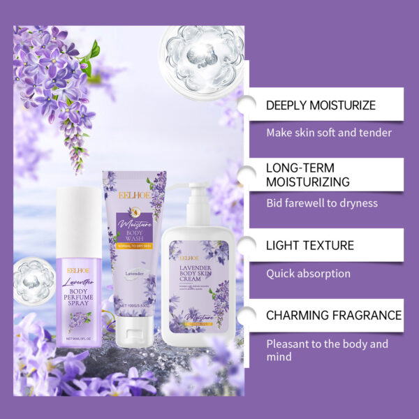 Lavender Body Skin Care Set Gentle Moisturizing Skin - Image 7