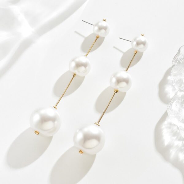 Elegant Pearl Stud Earrings  Classic And  Comfortable Earrings For A Timeless Look - Image 8