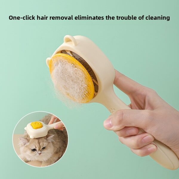 Pet Grooming Brush, Suitable For Cats. It Is An Easy-to-clean Pet Hair Removal Tool, Applicable To Animal Hair Care. - Image 9